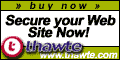 Thawte Online shop